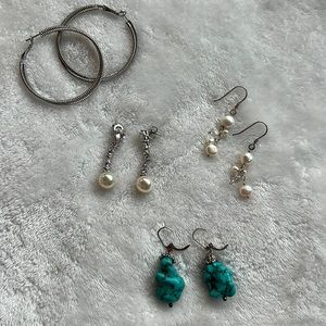 Earring bundle.  Four pairs total.